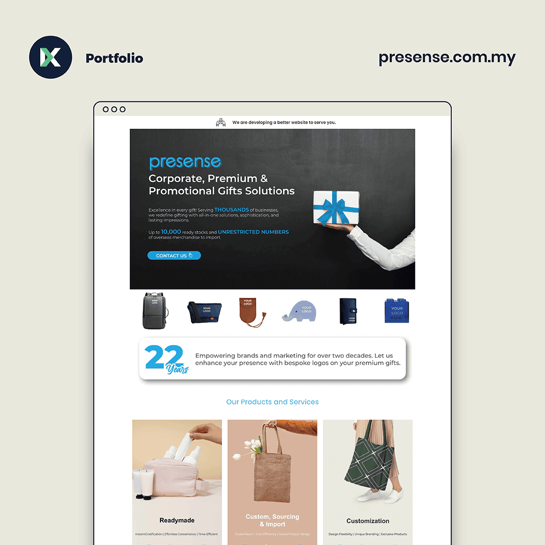 Presense Website Design Malaysia