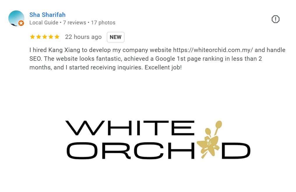 whiteorchid logo website and seo case study