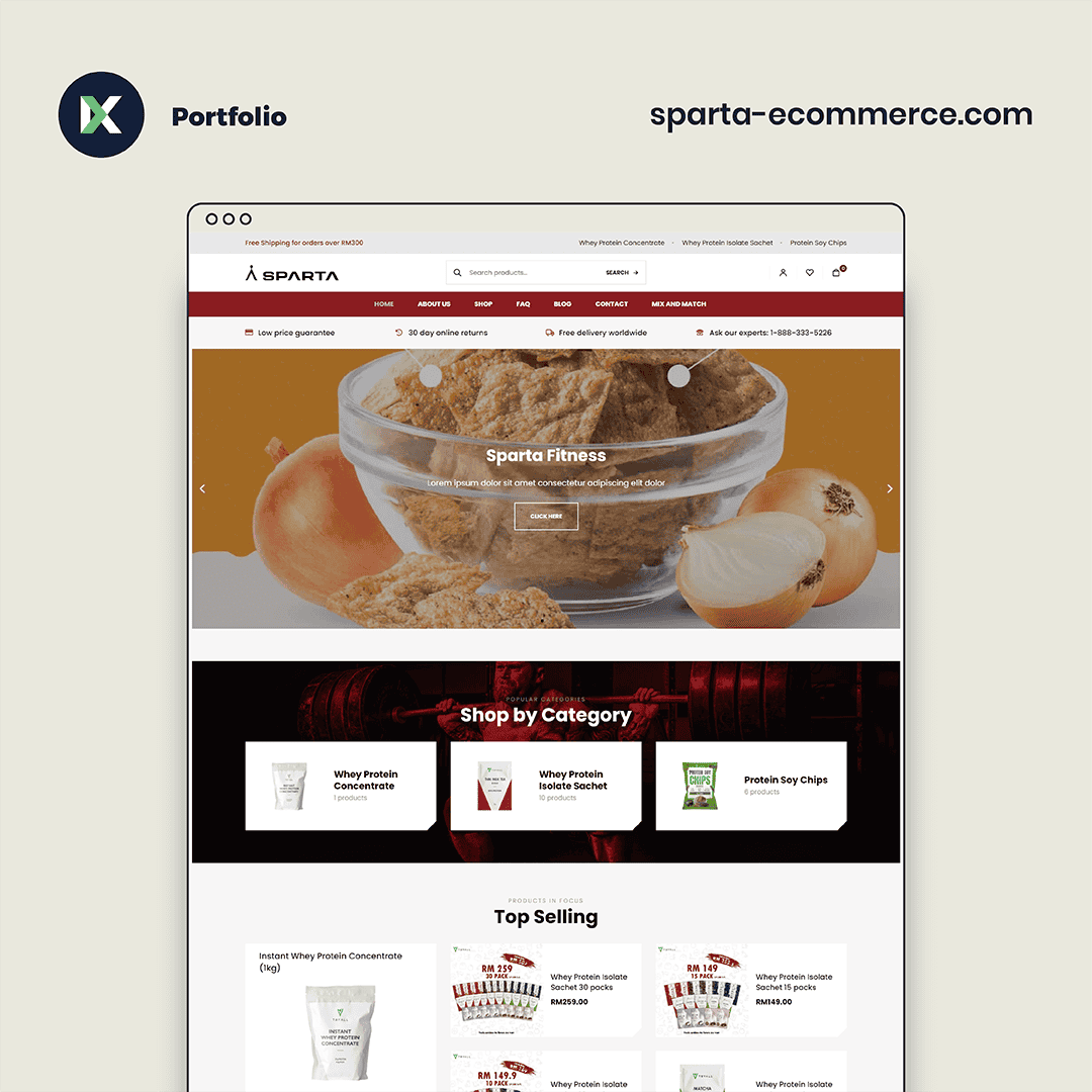 Sparta Website Design Malaysia