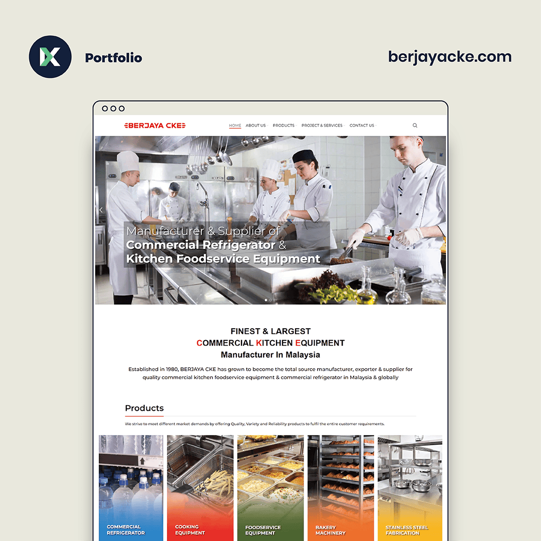 Berjaya CKE Website Design Malaysia