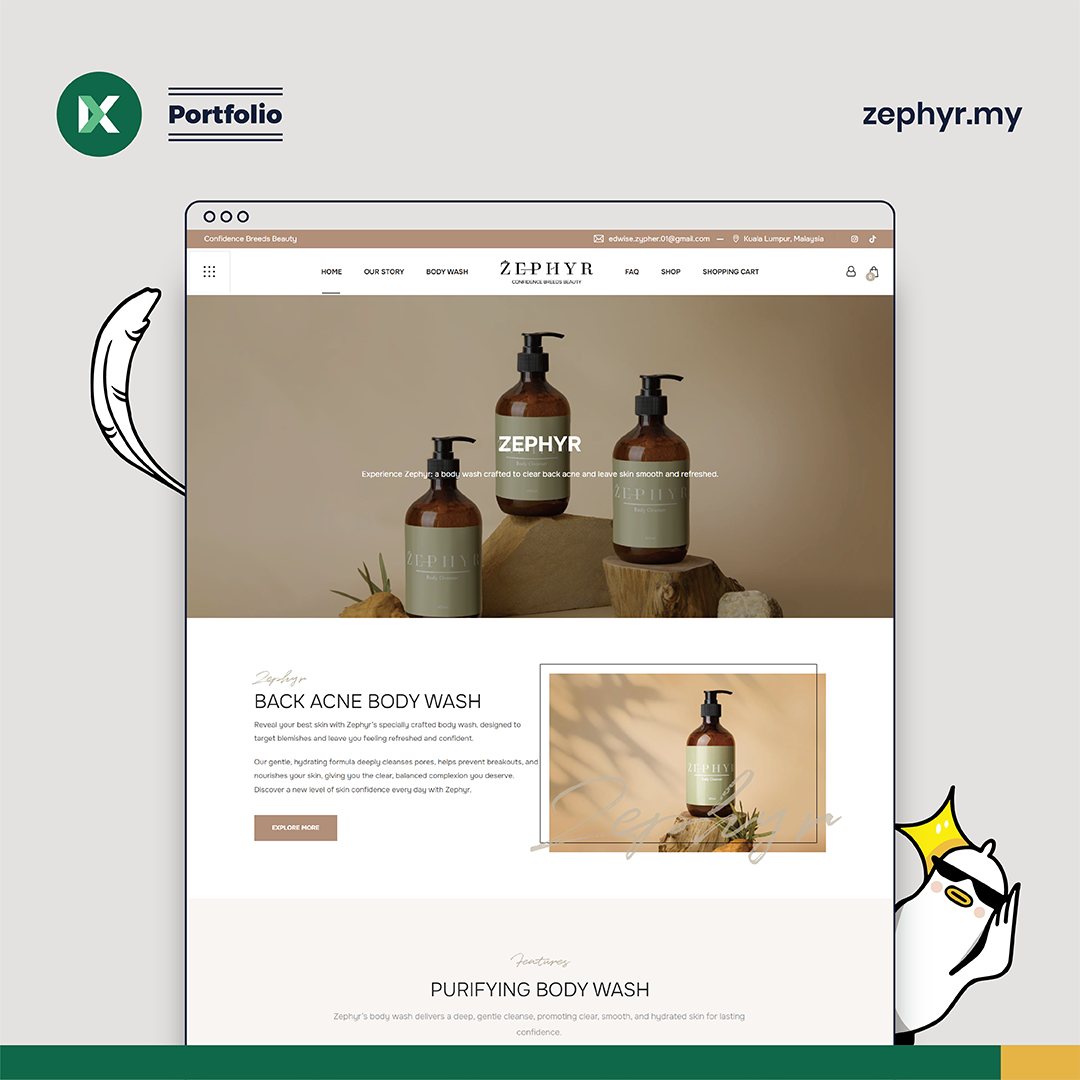 Zephyr Website Design Malaysia