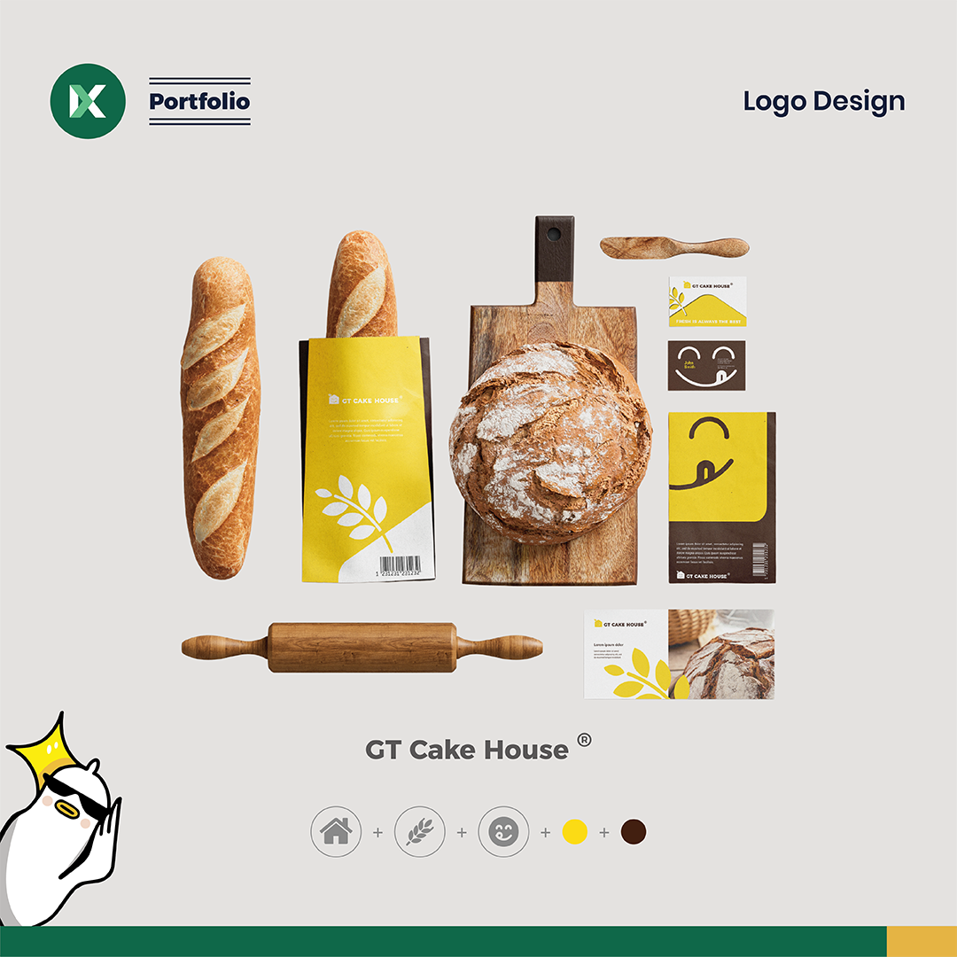 GT Cake House Logofolio