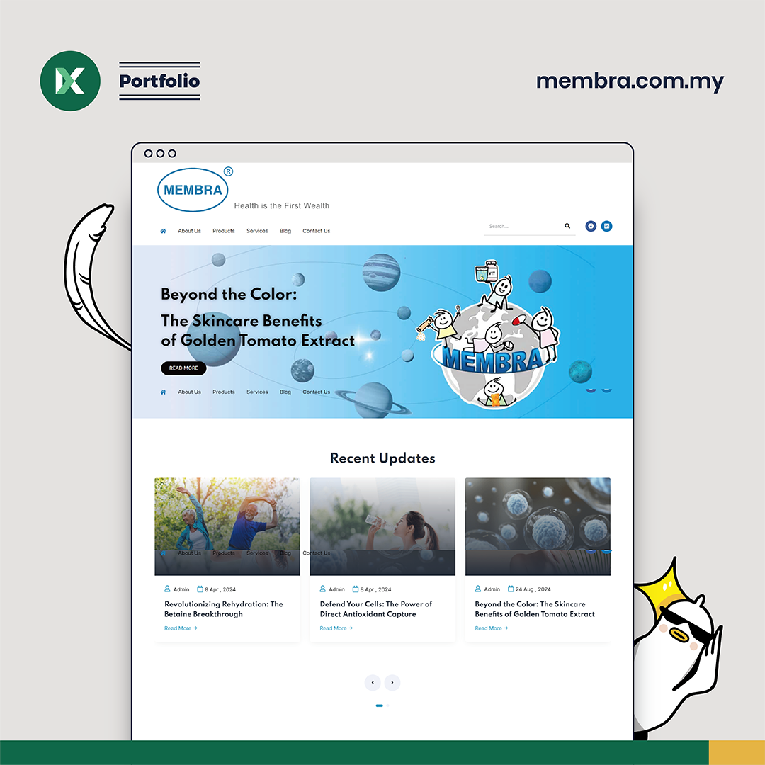 MEMBRA Group of Companies (MG.C) Website Design Malaysia