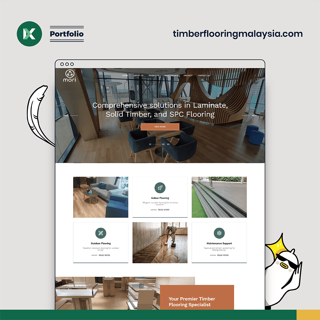 Maxel Supreme Builder Website Design Malaysia