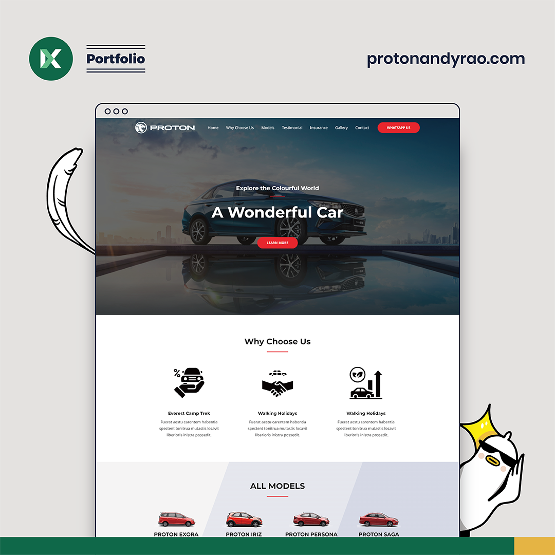 Proton Andy Website Design Malaysia