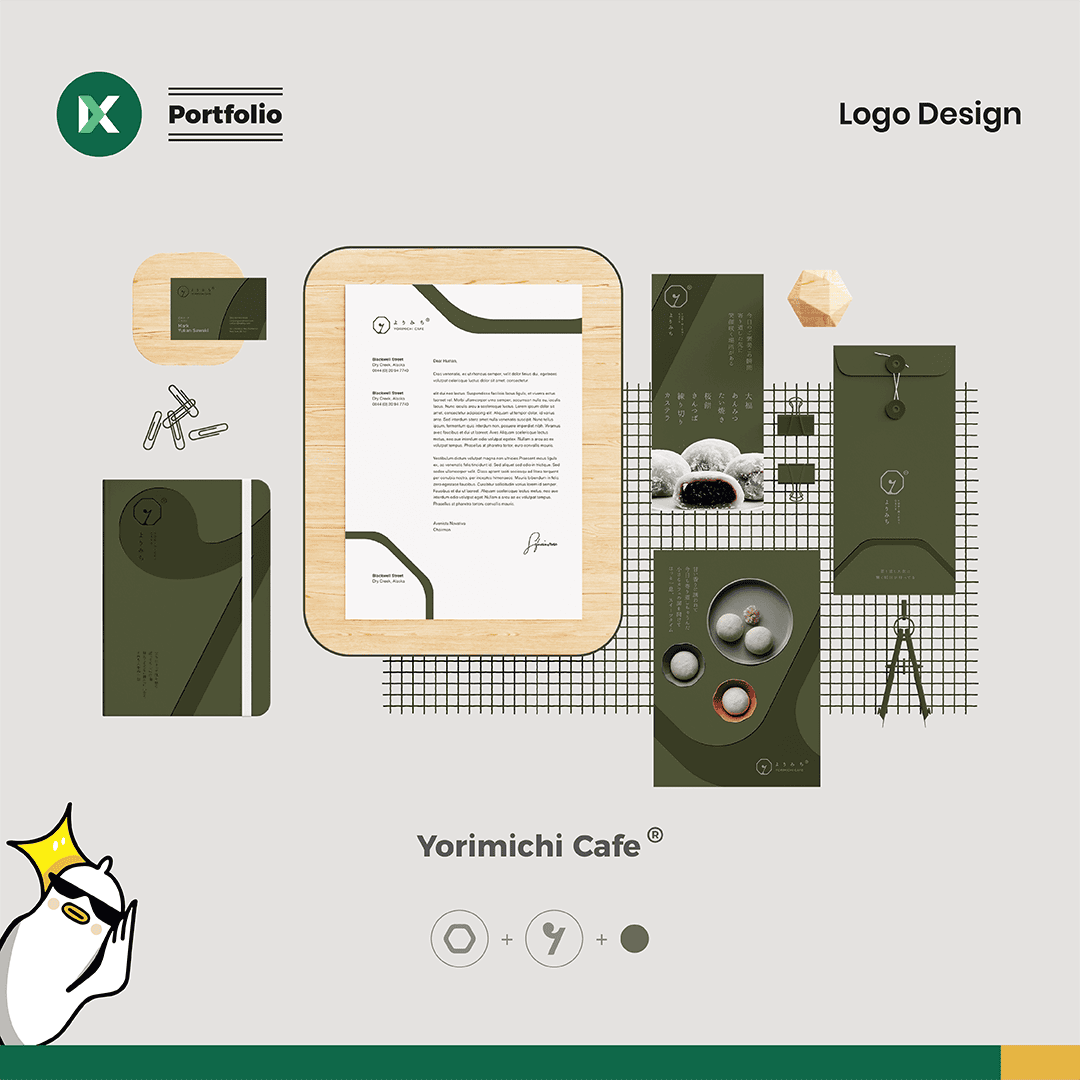Yorimichi Cafe® Logofolio
