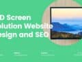 led screen website design seo