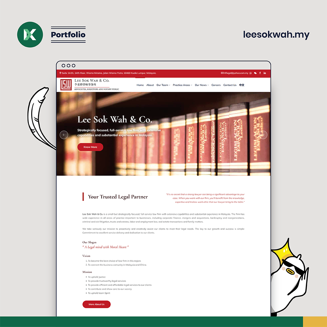 Lee Sok Wah & Co. Website Design Malaysia