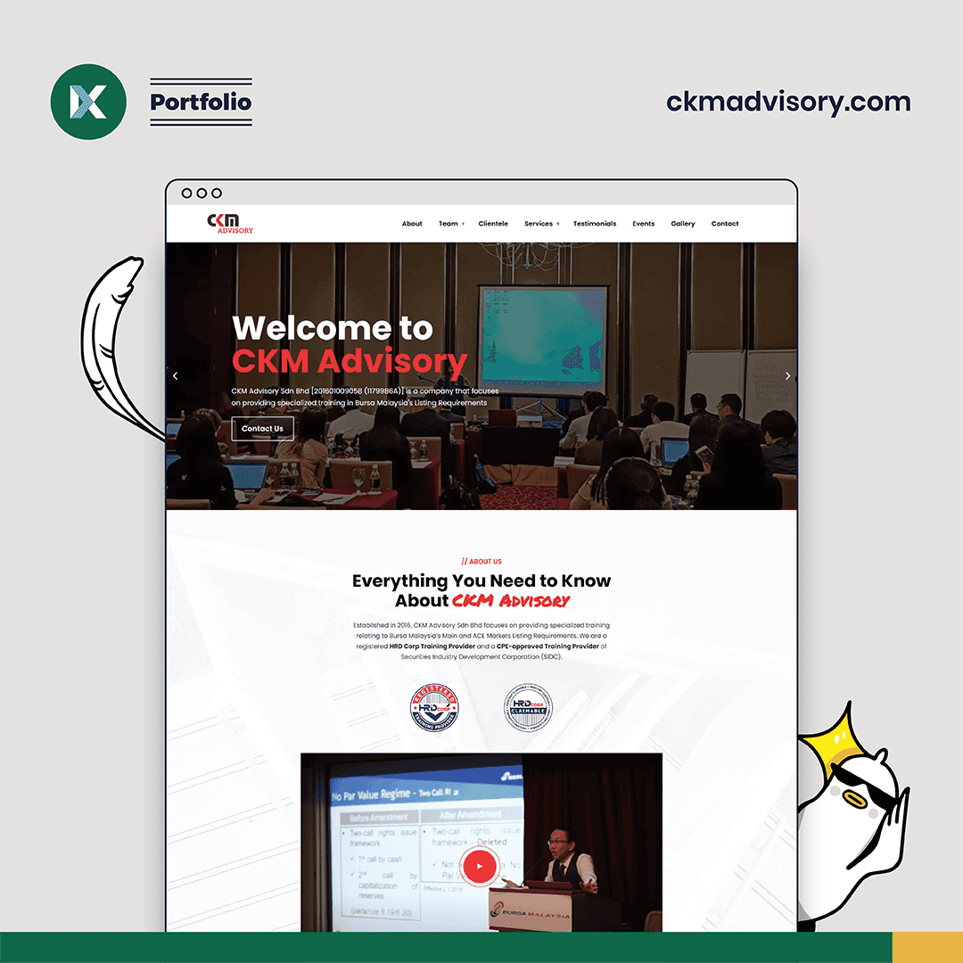 CKM Advisory Website Design Malaysia