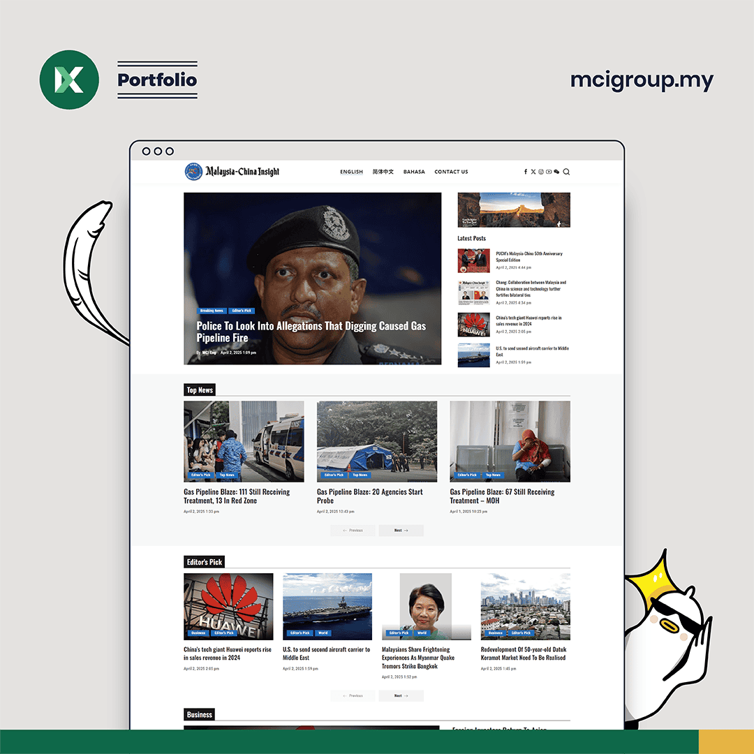 Malaysia-China Insight Website Design Malaysia