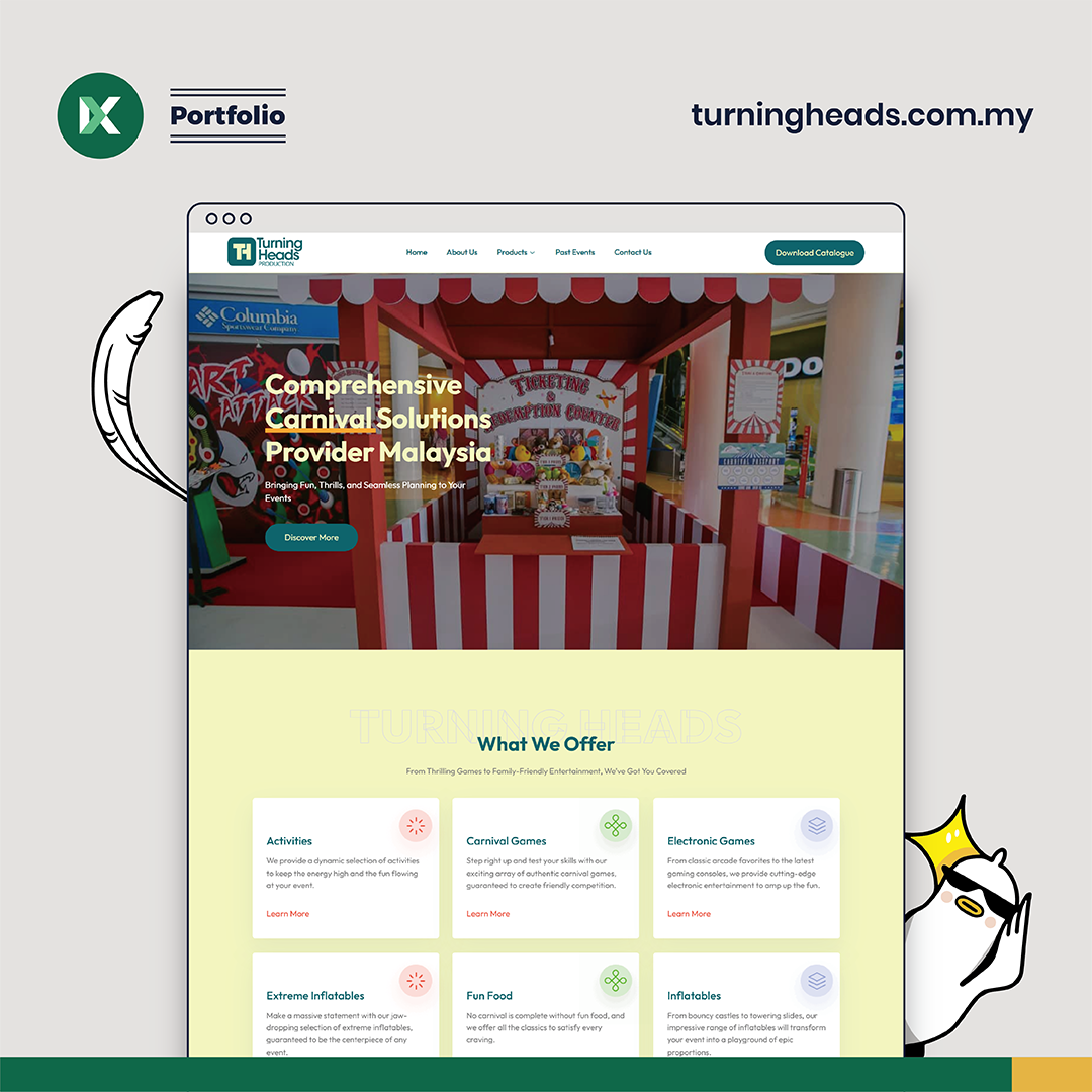 Turning Heads Website Design Malaysia