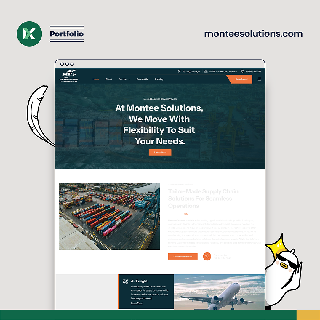 Montee Solutions Website Design Malaysia
