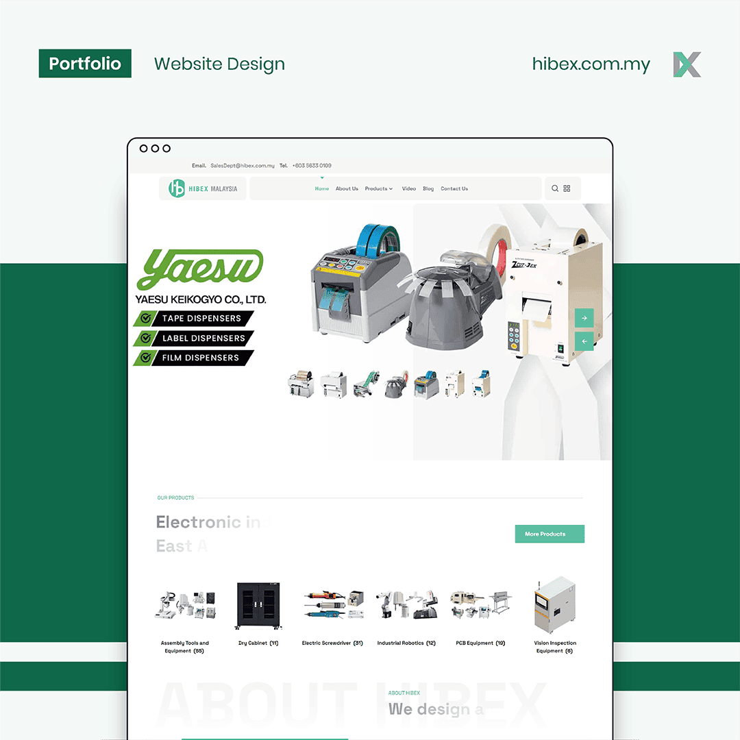 Hibex Malaysia Website Design Malaysia