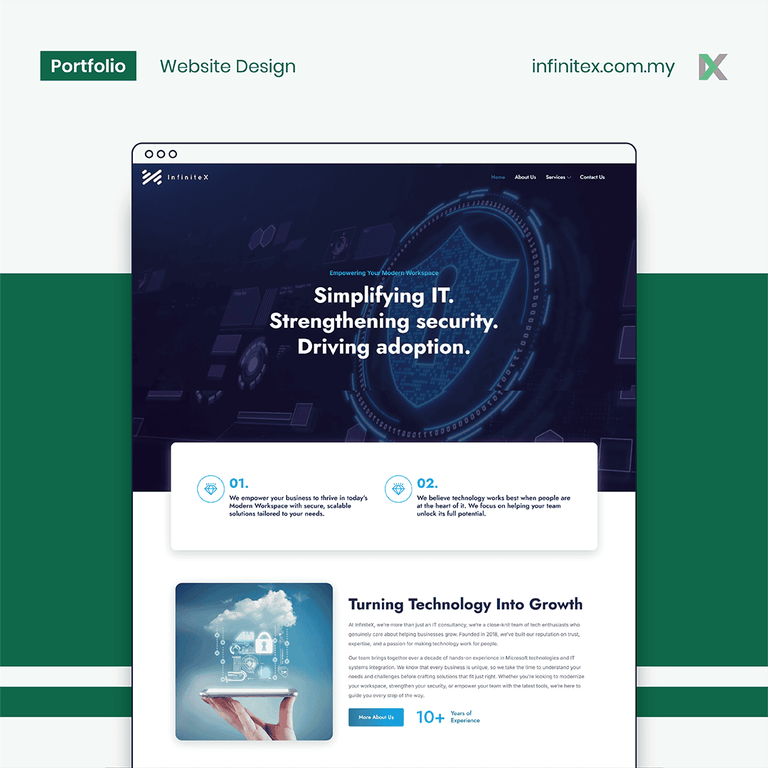 InfiniteX Website Design Malaysia