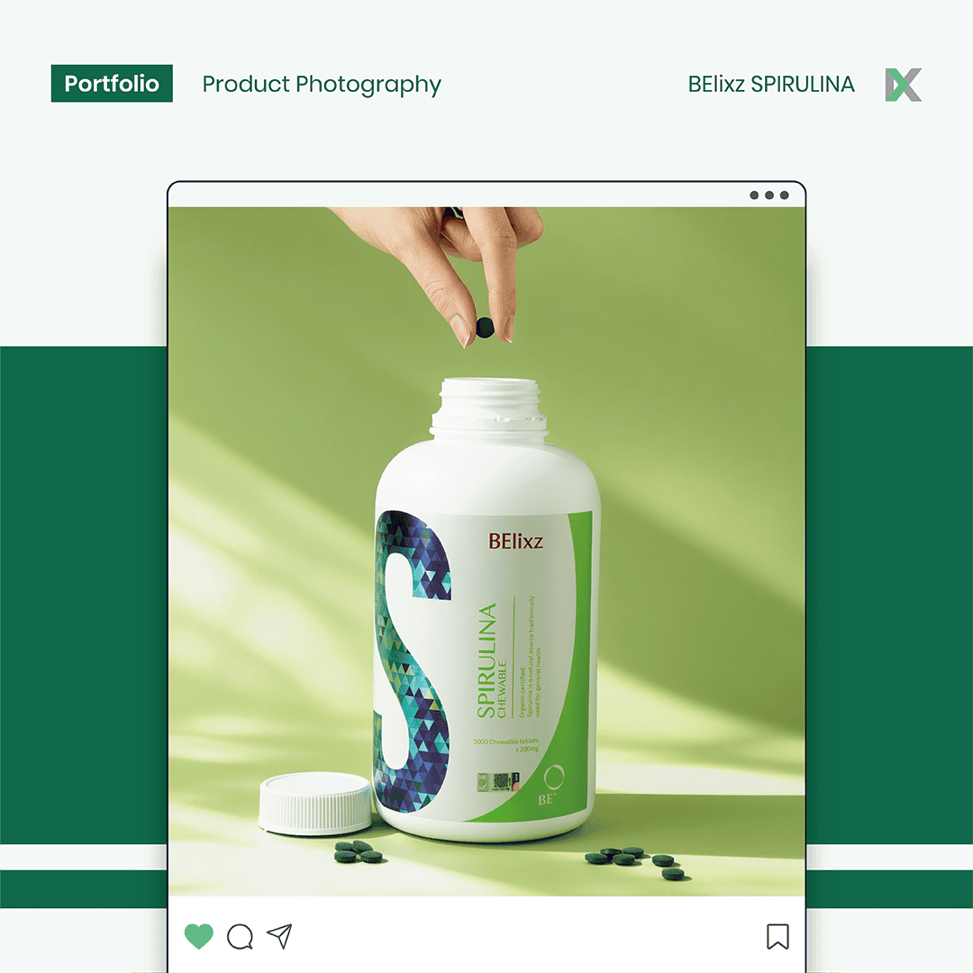 BElixz SPIRULINA Photofolio