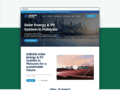Johnson Solar Website Design Malaysia