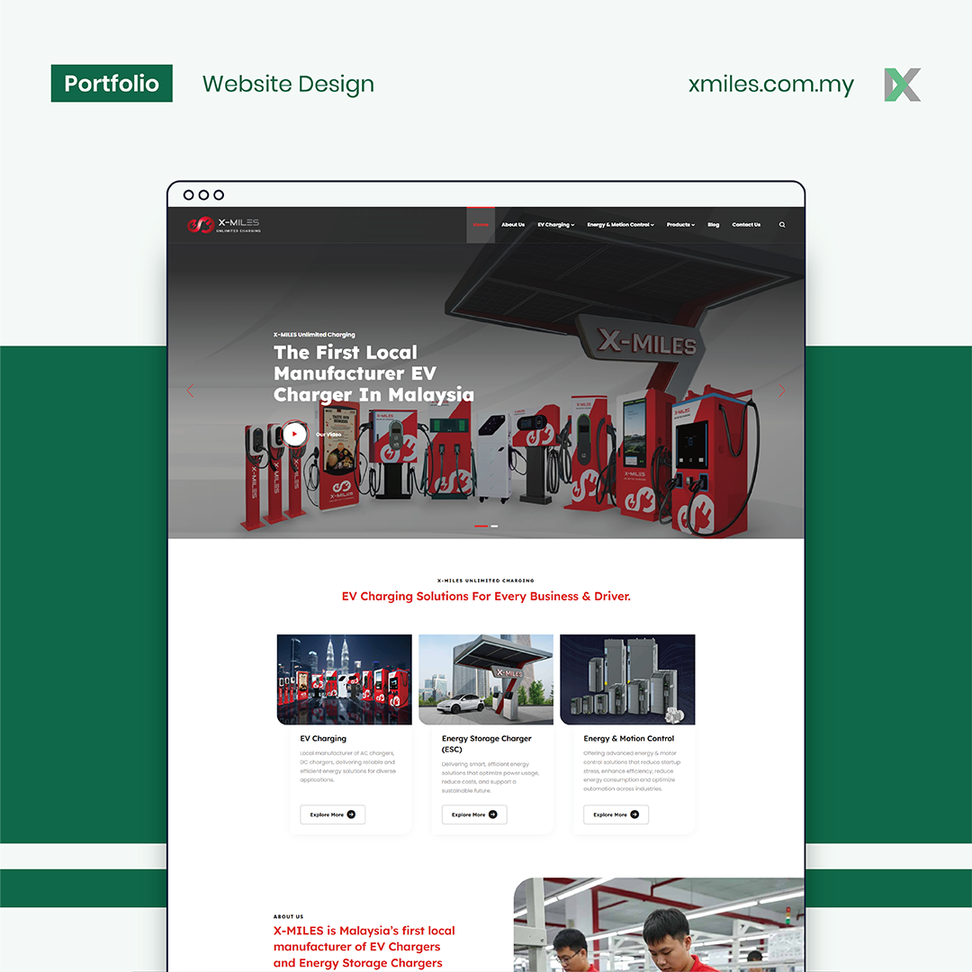 X-MILES Website Design Malaysia